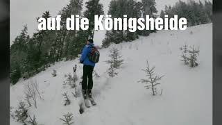 Fichtelgebirgs Skitour Warmensteinach Königsheide [upl. by Onurb313]