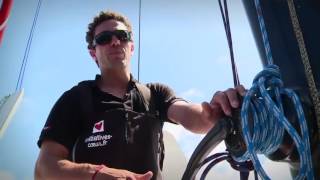 LES VOILES  Comment hisser les voiles sur un bateau de course [upl. by Arracot]