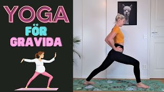 Yoga för gravida  Gravidyoga  20 minuter Yoga på svenska [upl. by Dominik]