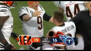 Evan McPherson Game Winning 52 Yard Field Goal vs Titans in NFL Divisional Round [upl. by Hobard]