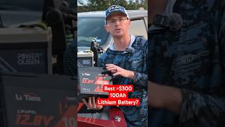 BEST Budget 100Ah Lithium Battery bassfishing livescope garmin minnkota ultrex [upl. by Theis]