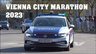 Polizeieinsatz VIENNA CITY MARATHON 2023 [upl. by Okoyik]