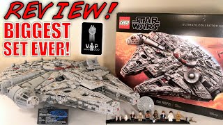 LEGO Star Wars 75192 UCS MILLENNIUM FALCON Review  BIGGEST LEGO SET EVER  INCREDIBLE [upl. by Everett430]