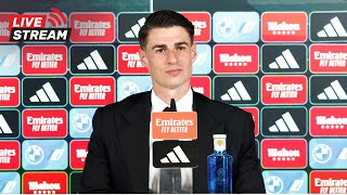 LIVE Kepa Arrizabalagas presentation  Real Madrid [upl. by Noswal]