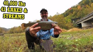 Fall Trout Stocking in West Virginia [upl. by Stevens]