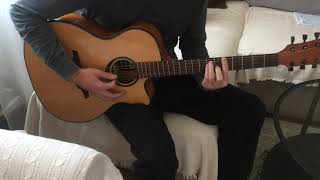 Acousticelectric guitar Lag Tramontane T66DCE [upl. by Dita279]