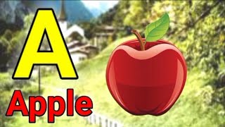 ABCD a to z ABCD afor apple bfor ball cfor cat ABCD kids cartoon English alfabet with picture [upl. by Anoynek]