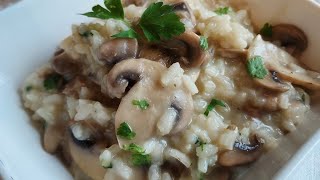 Risotto aux champignons facile [upl. by Ahsie618]