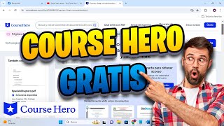 como descargar DOCUEMENTOS DE COURSE HERO GRATIS✅ [upl. by Arocahs]