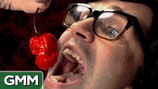 World’s Hottest Pepper Challenge Carolina Reaper [upl. by Encrata]