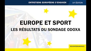 Europe et sport  les résultats du sondage Odoxa [upl. by Derrej]