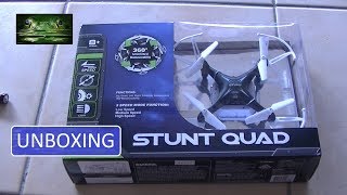 Unboxing Stunt Quad Drone  Fly and Crash and Dominoes [upl. by Ennaeirb190]