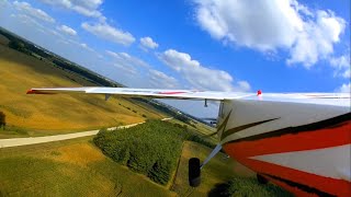 E flite Turbo Timber Evolution 15m Maiden Flight Tail Cam [upl. by Gnouhc]