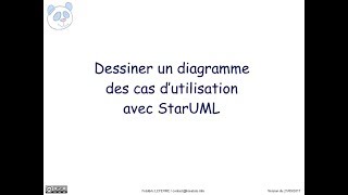 Diagramme des cas dutilisation avec StarUML [upl. by Landahl]