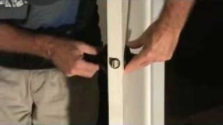 How to install a privacy lever locking door handle [upl. by Akemej]