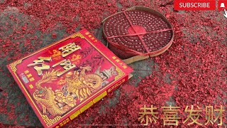 100000 CHINESE FIRECRACKERS CHINESE NEW YEAR 2024 [upl. by Ashman]