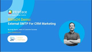 Bitrix24 Demo External SMTP For CRM Marketing [upl. by Kentigera222]