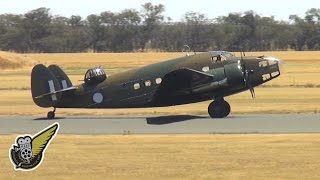 WW2 Lockheed Hudson bomber at Temora [upl. by Eelana]