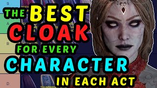 The COOLEST ITEMS in BG3  Complete Cloak Tier List and Guide [upl. by Annel]