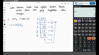 Bab 2 Tingkatan 4 Pembahagian berulang menggunakan kalkulator [upl. by Ursel76]