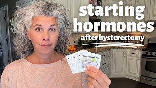 I Started HRT Hormone ReplacementEstradiol Patch for Hormones After Hysterectomy [upl. by Hsirt]