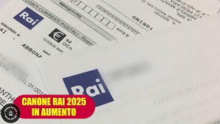 Canone RAI 2025 Possibile Aumento Ecco Tutti i Dettagli [upl. by Oinota]