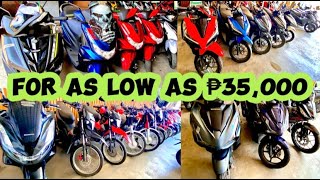 MURANG REPO MOTORCYCLE PHILIPPINES FOR AS LOW AS ₱35000 MOTOR SA BIKES FOR LESS [upl. by Lee]