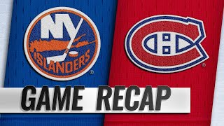 Price Canadiens shut out Islanders [upl. by Bore]