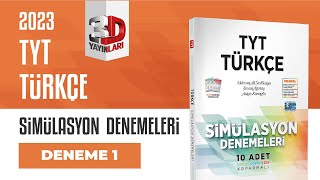 TYT Türkçe Simülasyon Denemeleri Deneme 01 Soru Çözümleri [upl. by Ollecram]