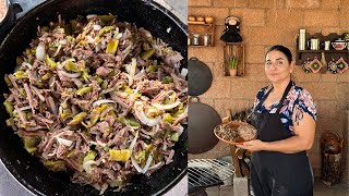 ROPA VIEJA  Guiso de Carne Deshebrada  La Herencia de las Viudas [upl. by Aihsal]