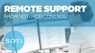 Remote Support With SOTI MobiControl [upl. by Ardelis]