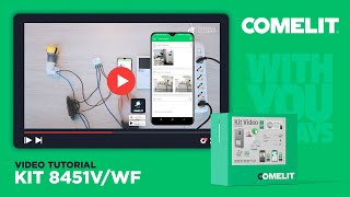 Comelit WiFree  video tutorial KIT 8451VWF [upl. by Iderf]