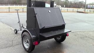 2019 Weekender BBQ Smoker Grill Trailer Food Truck Mobile Kitchen for Sale Atlanta [upl. by Sheng849]