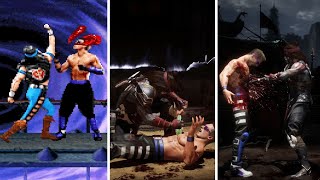 Evolution of Nightwolfs Brutalities  Mortal Kombat Trilogy to Mortal Kombat 11 [upl. by Aicenad]