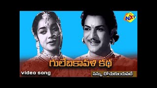 నన్ను దోచుకుందువట్టే Video Song  Gule Bakavali Katha గులేబకావళి కథ Movie  NTR  Ghantasala [upl. by Dianemarie]