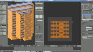 Unwrapping a LowPoly Apartment Building  Blender Tutorial [upl. by Garbe]