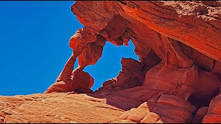 Bowl of Fire North  Detailed Life Sandstone Formations  Lake Mead NRA Nevada [upl. by Bilak665]