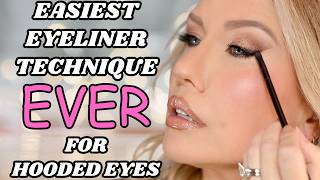 HOODED EYES The REVERSE WINGED LINER Technique Will Change Your Life [upl. by Loram]