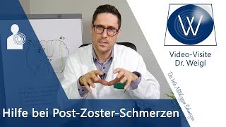 Post Zoster Neuralgie Zosterschmerzen Nervenschmerzen durch den Herpes  Dauer amp Schmerztherapie [upl. by Seraphina]