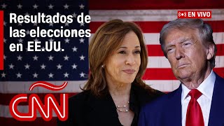 Resultados de las elecciones en EEUU 2024 entre Kamala Harris y Donald Trump [upl. by Lorak]