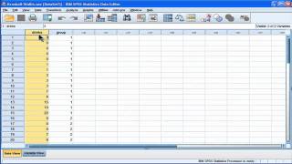 Performing a KruskalWallis HTest in Nonparametric Statistics Example 190 [upl. by Joleen]