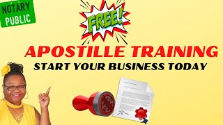 Apostille Training Step by Step  General Notary Work [upl. by Aurel724]