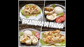 COMO FAZER ROCAMBOLE DE FRANGO [upl. by Orvan]