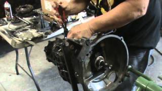 BUILDING A VW TRANSMISSION Volkswagen aircooled transaxle build [upl. by Enileve]