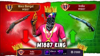 Pushing Top 1 Title In M1887  Free Fire Solo Rank Pushing With Tips And Tricks  Ep1 [upl. by Rehpotsyrhc]