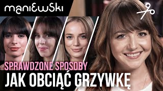 Jak obciąć grzywkę – modne fryzury na długie włosy z grzywką MACIEJ MANIEWSKI [upl. by Nosloc235]