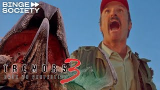 Tremors 3 Back to Perfection The graboid grabs Gummer [upl. by Yhtrod]