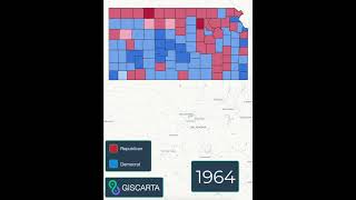 Kansas 18882020 elections2024 kansas news politics democracy republican trump elections [upl. by Anileda982]