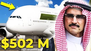 A Look At Saudi Prince Alwaleed Bin Talal’s 502 Million Airbus A380 [upl. by Birmingham]