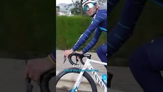 Alejandro Valverde entrena con el equipo tras su retirada [upl. by Indyc]